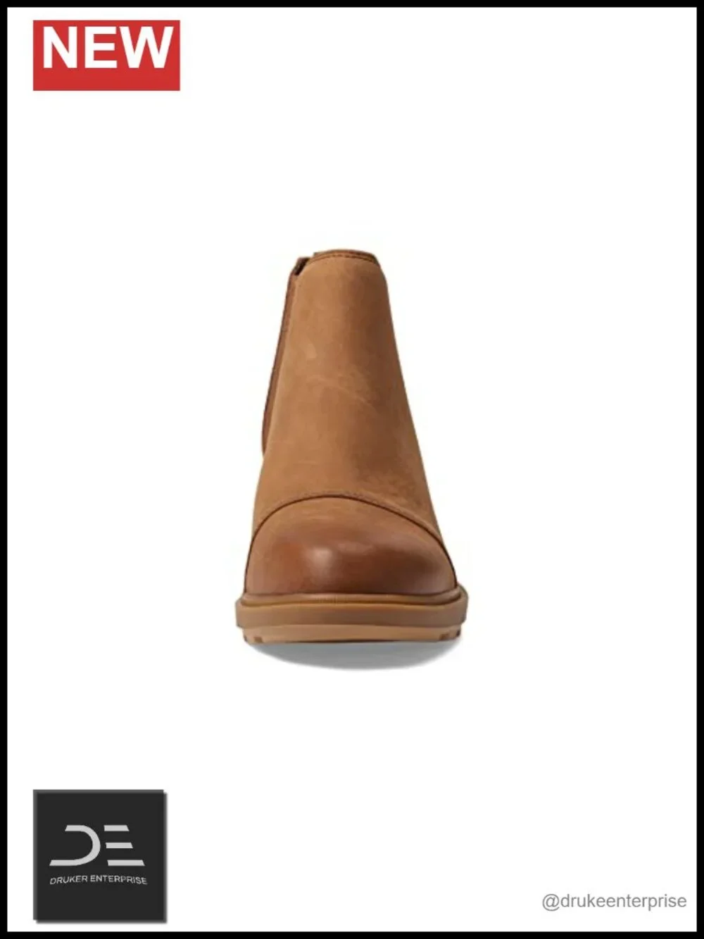 Women's Chelsea Ankle Boots Leather Suede Slip-On Waterproof Winter Shoes